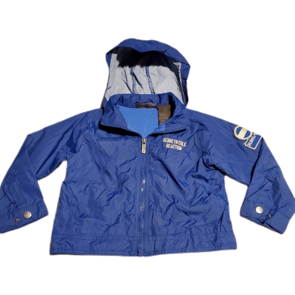 Kenneth Cole boys 3T blue zip up jacket